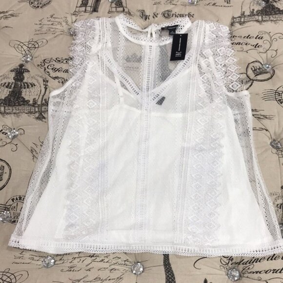 INC Lace Top - Picture 2 of 5